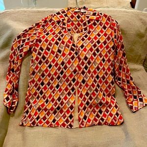 Multicolored tiled Blouse